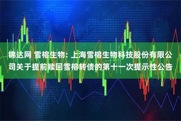 锦达网 雪榕生物: 上海雪榕生物科技股份有限公司关于提前赎回雪榕转债的第十一次提示性公告